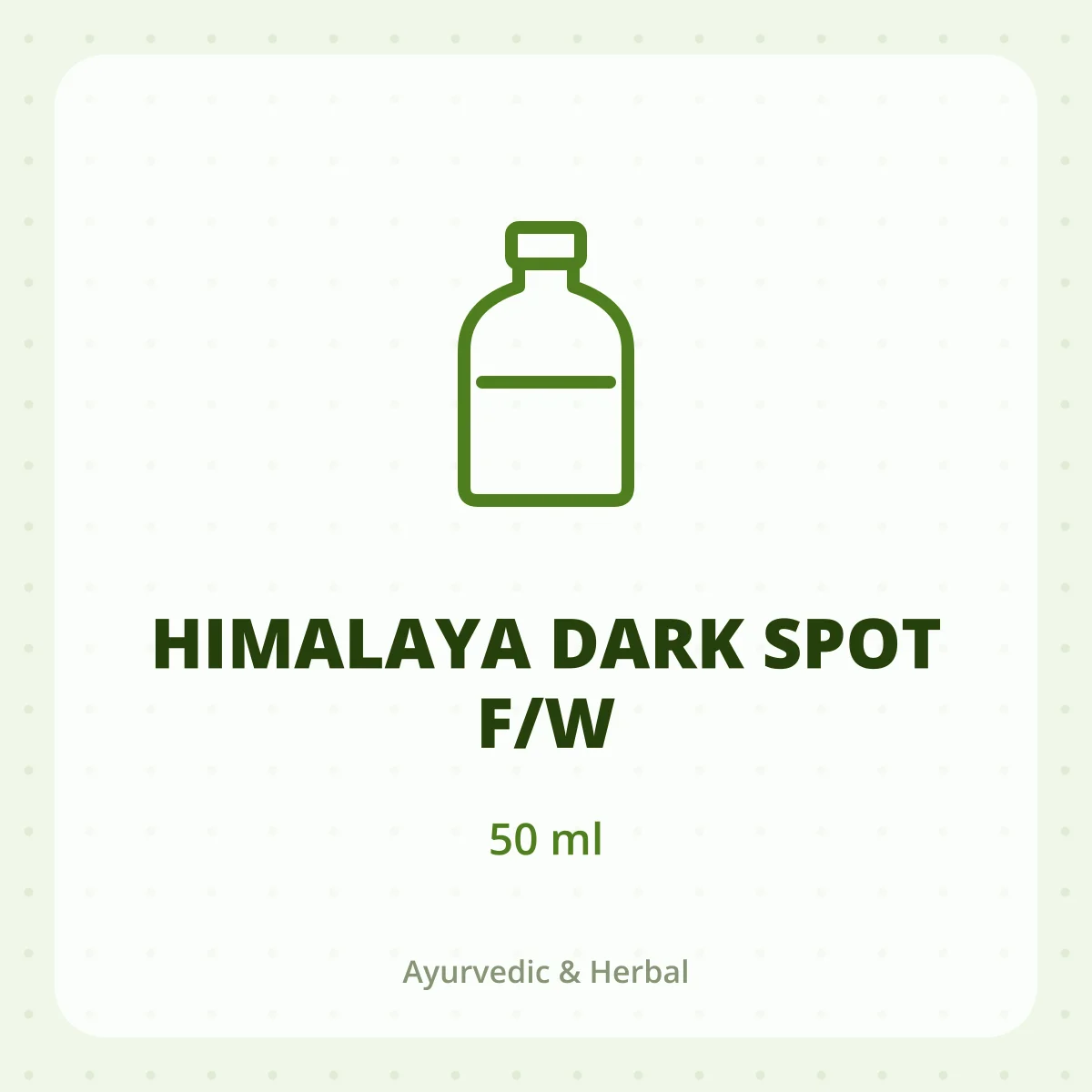 HIMALAYA DARK SPOT F/W 1X50ML