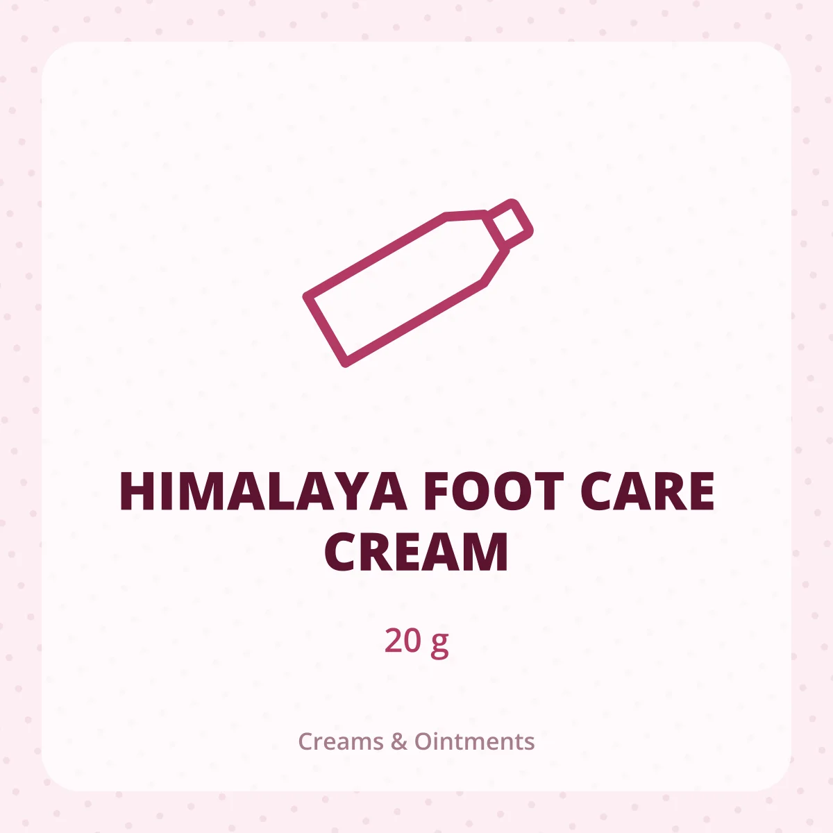 HIMALAYA FOOT CARE CREAM 1X20GM