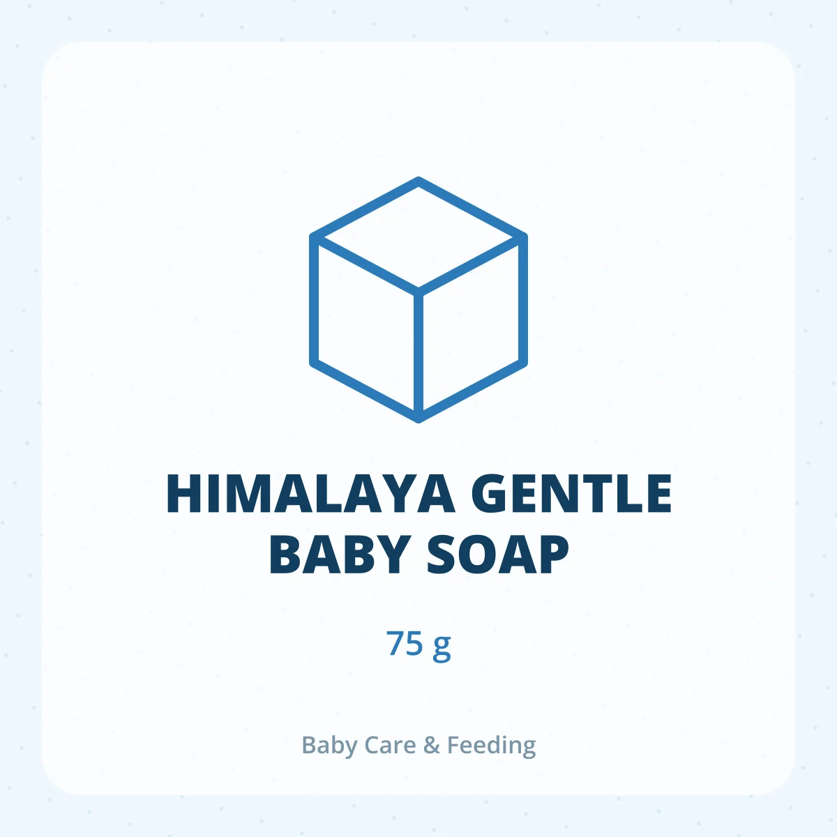 HIMALAYA GENTLE BABY SOAP 1X75GM