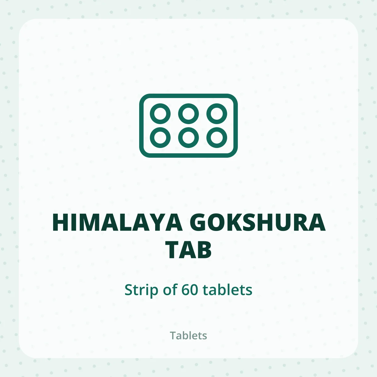 HIMALAYA GOKSHURA TAB 1X60