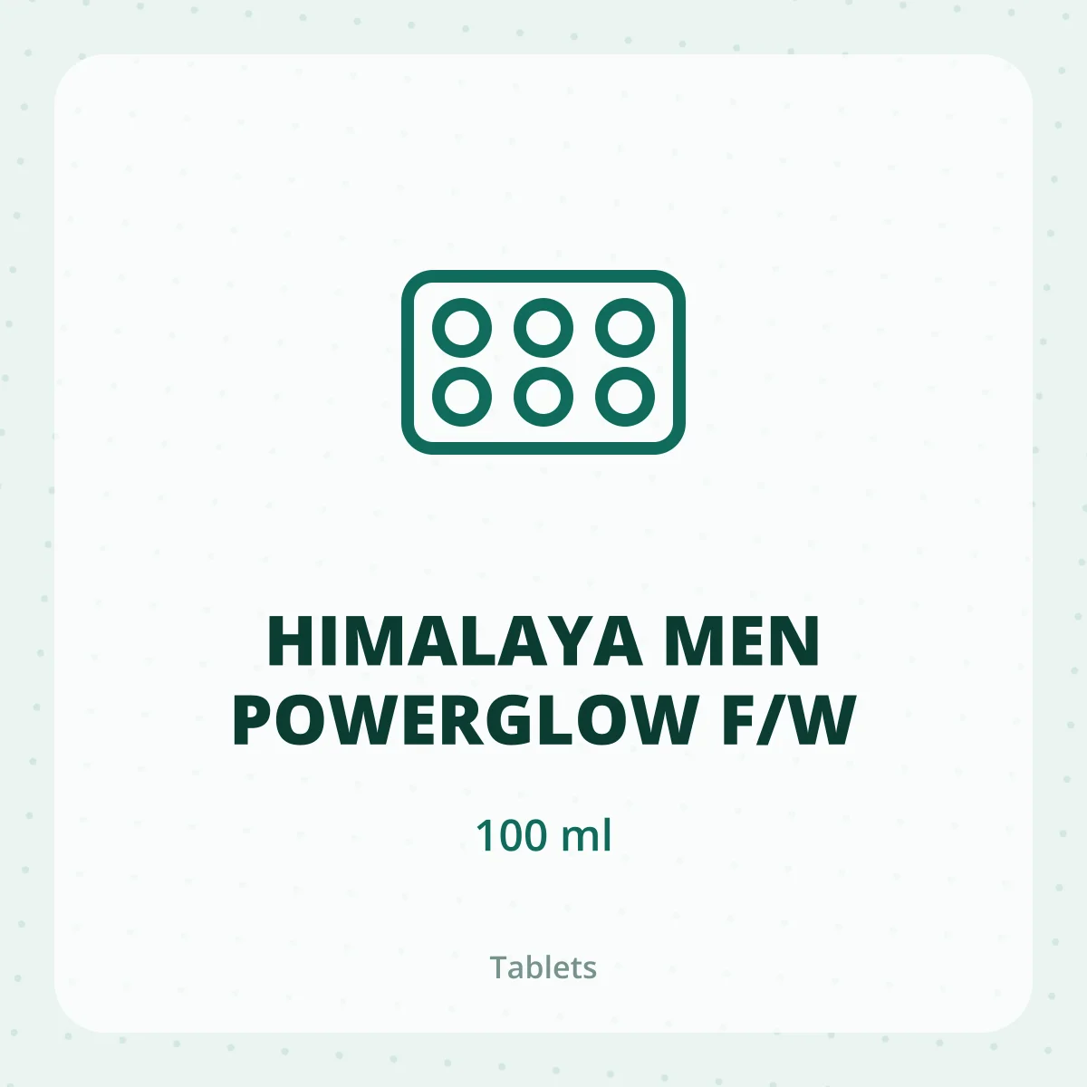 HIMALAYA MEN POWERGLOW F/W 1*100ML