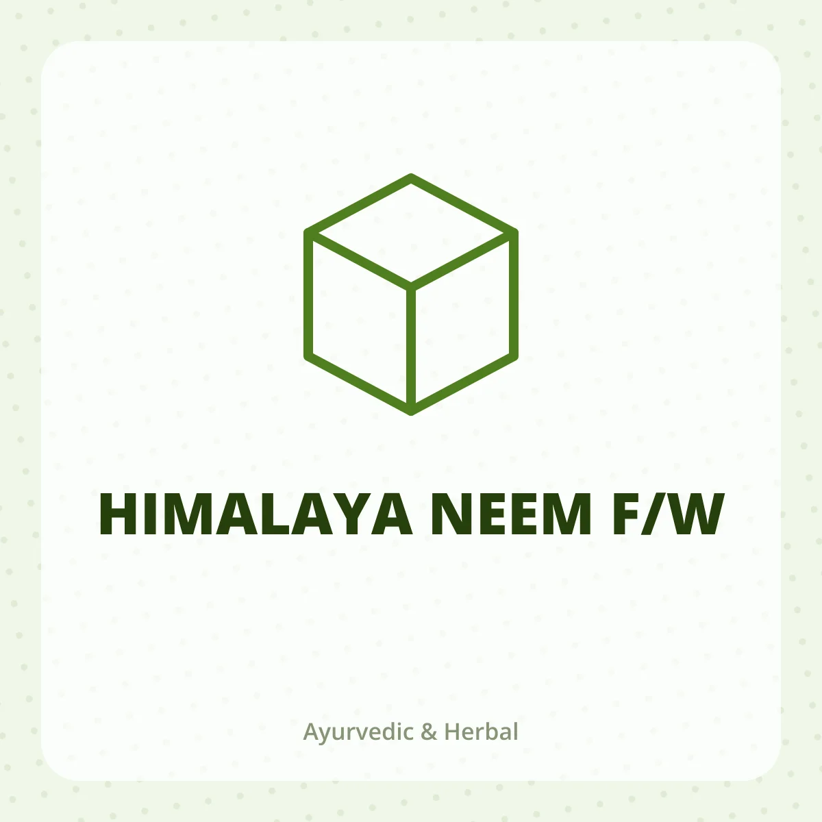 HIMALAYA NEEM F/W 1X1