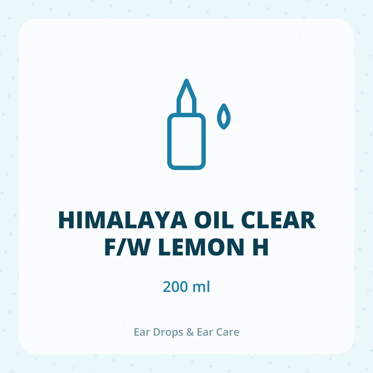 HIMALAYA OIL CLEAR F/W LEMON H 1*200ML