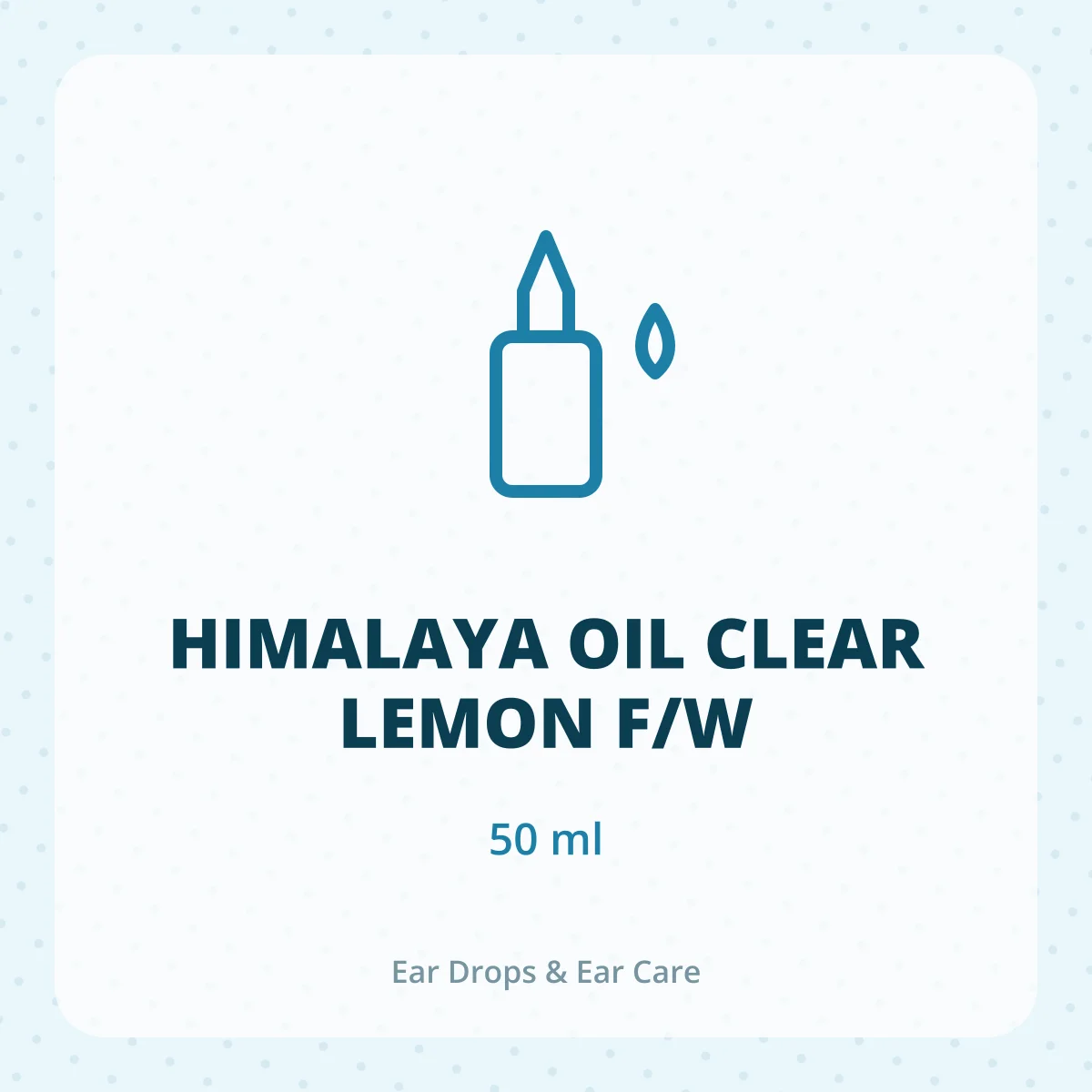 HIMALAYA OIL CLEAR LEMON F/W 1X50ML