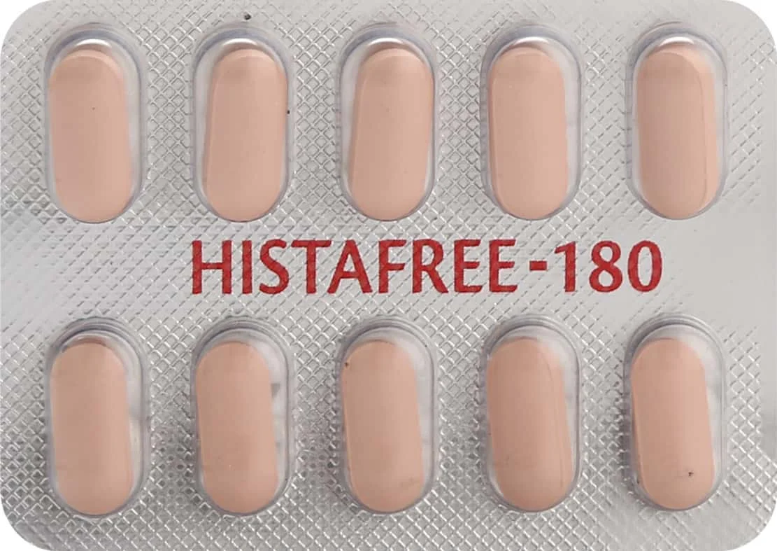 HISTAFREE-180MG TAB 1X10