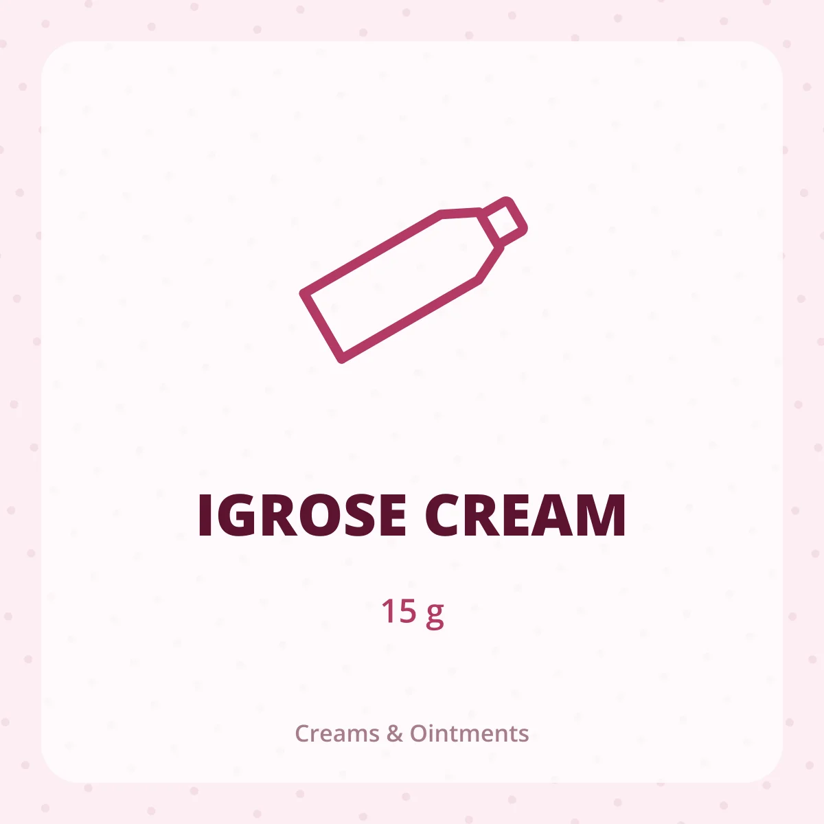 IGROSE CREAM 1X15GM