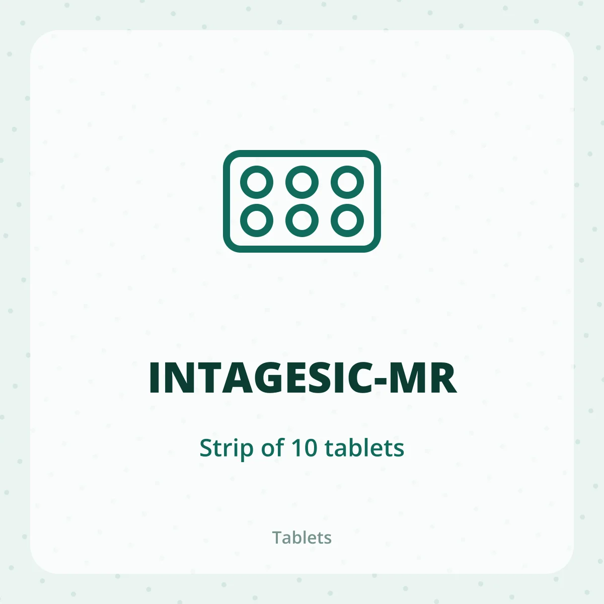 INTAGESIC-MR 1*10