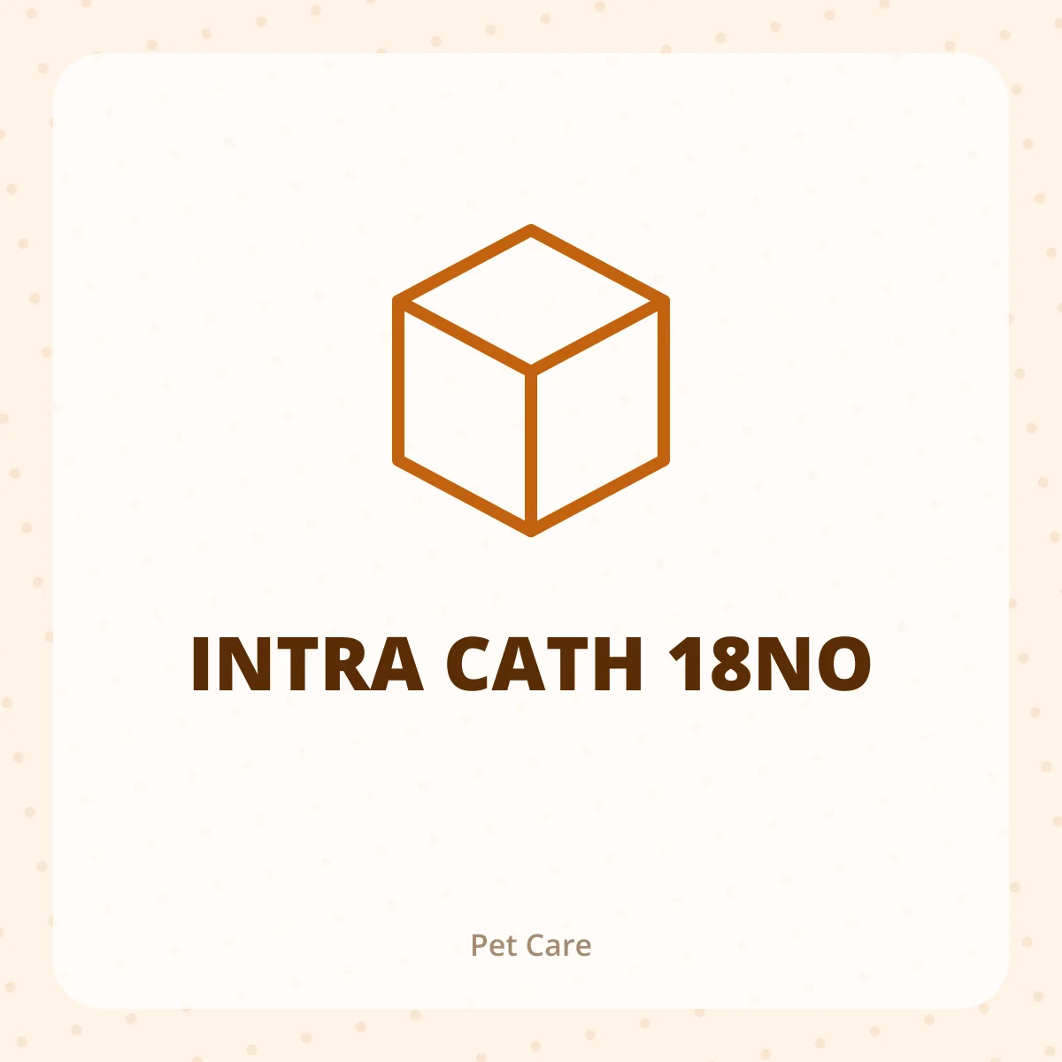 INTRA CATH 18NO 1*1
