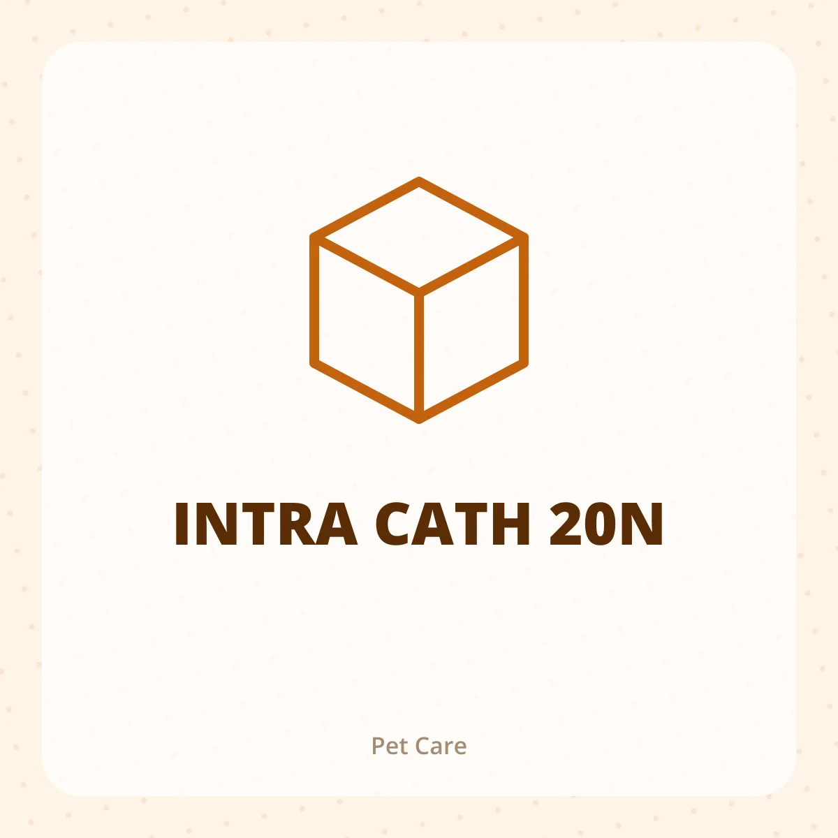 INTRA CATH 20N 1*1