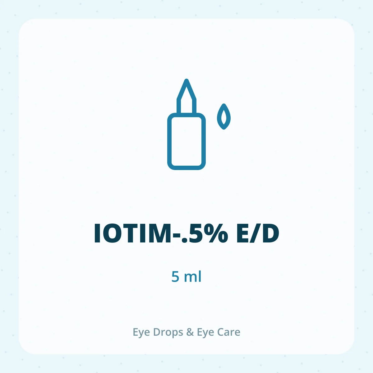 IOTIM-.5% E/D 1X5ML