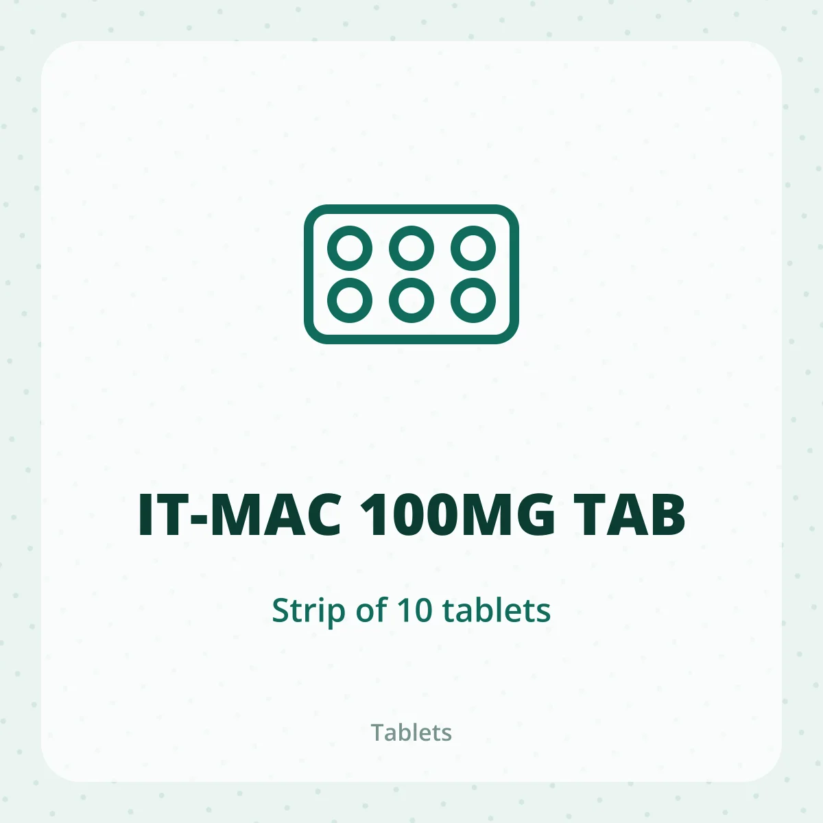 IT-MAC 100MG TAB 1X10