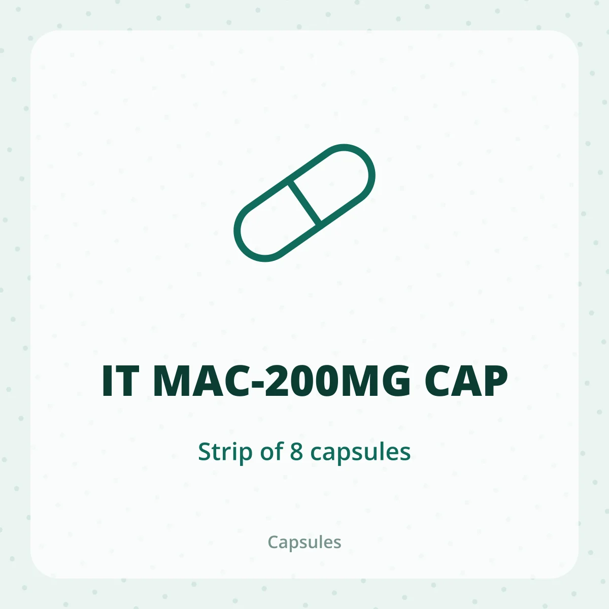 IT MAC-200MG CAP 1X8