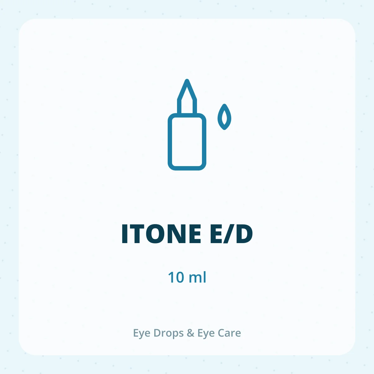 ITONE E/D 1X10ML