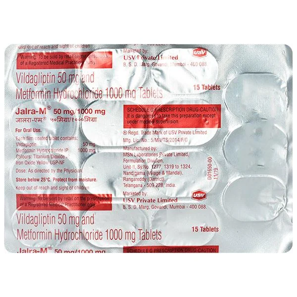 JALRA-M 50/1000MG TAB 1X15