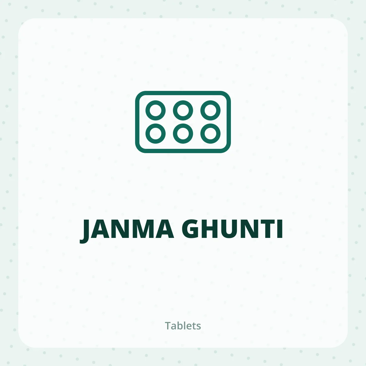 JANMA GHUNTI 1*1
