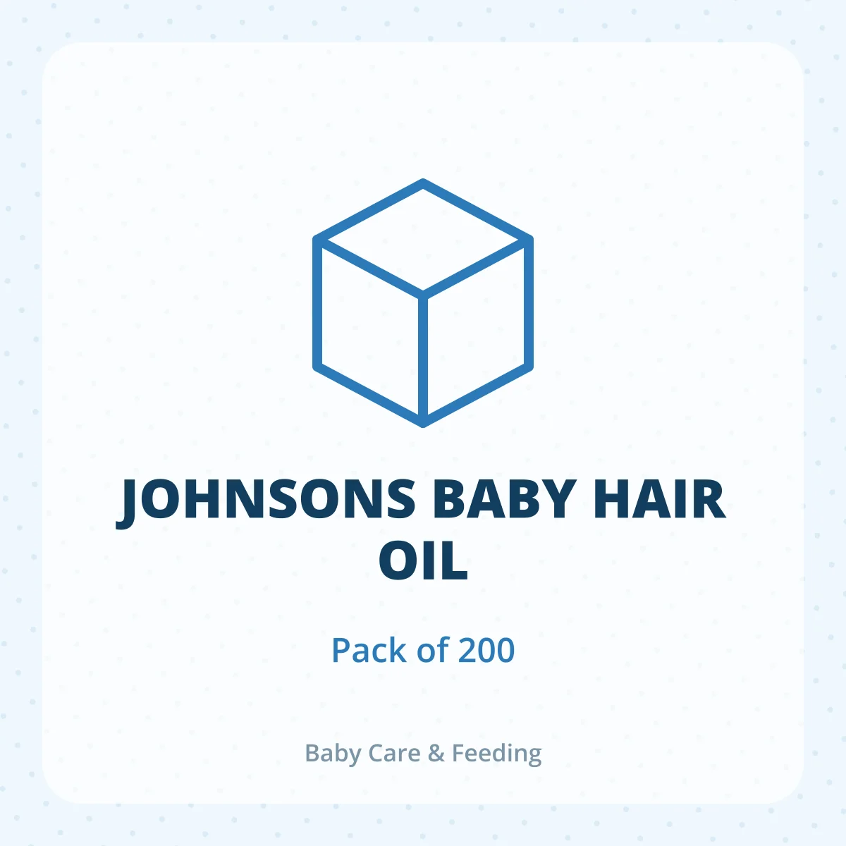 JOHNSONS BABY HAIR OIL 1X200