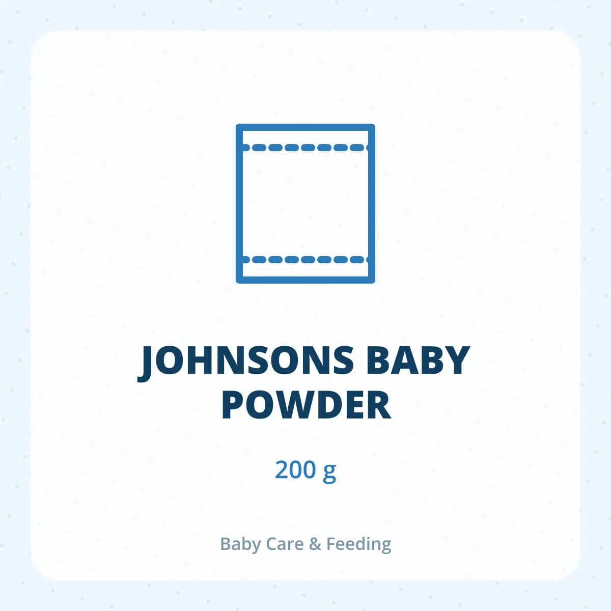 JOHNSONS BABY POWDER 1X200GM