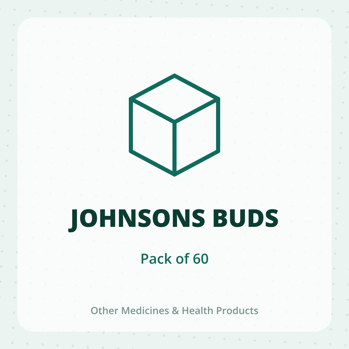 JOHNSONS BUDS 1X60