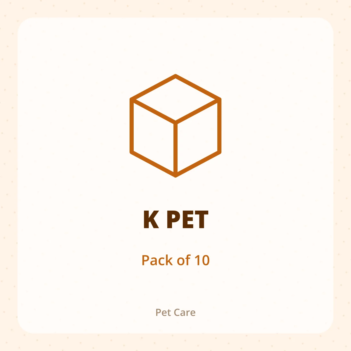 K PET 1X10