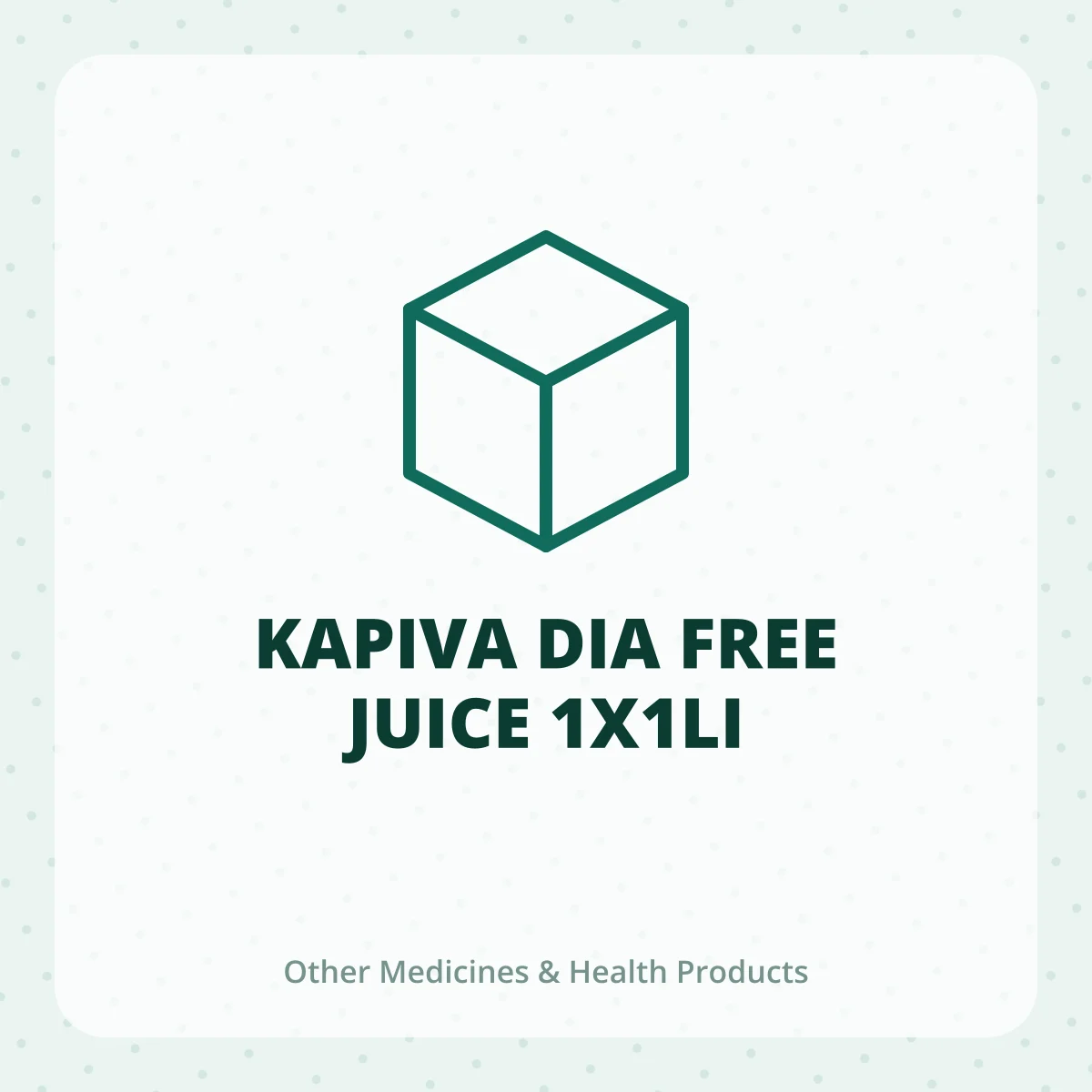 KAPIVA DIA FREE JUICE 1X1LI