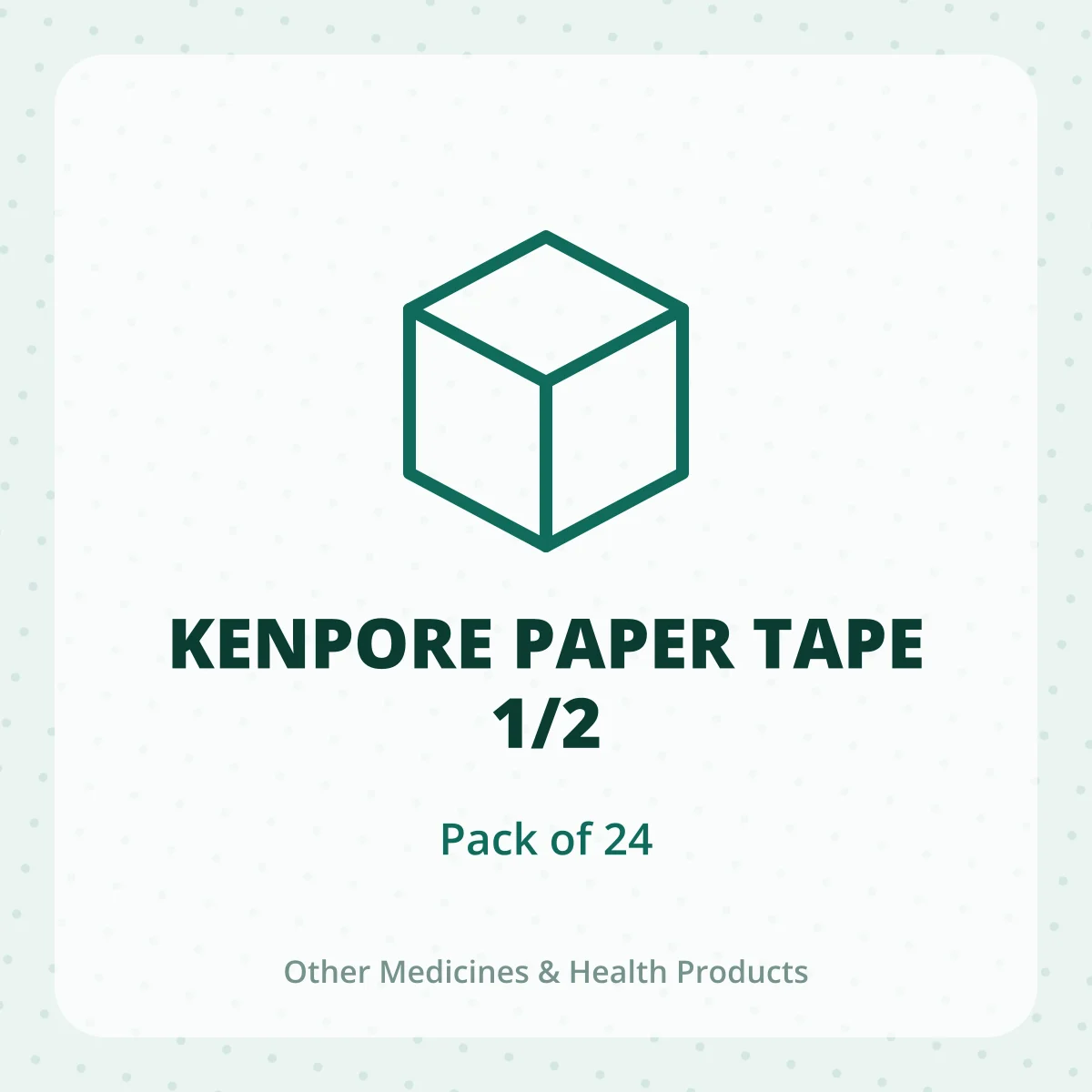KENPORE PAPER TAPE 1/2 1X24