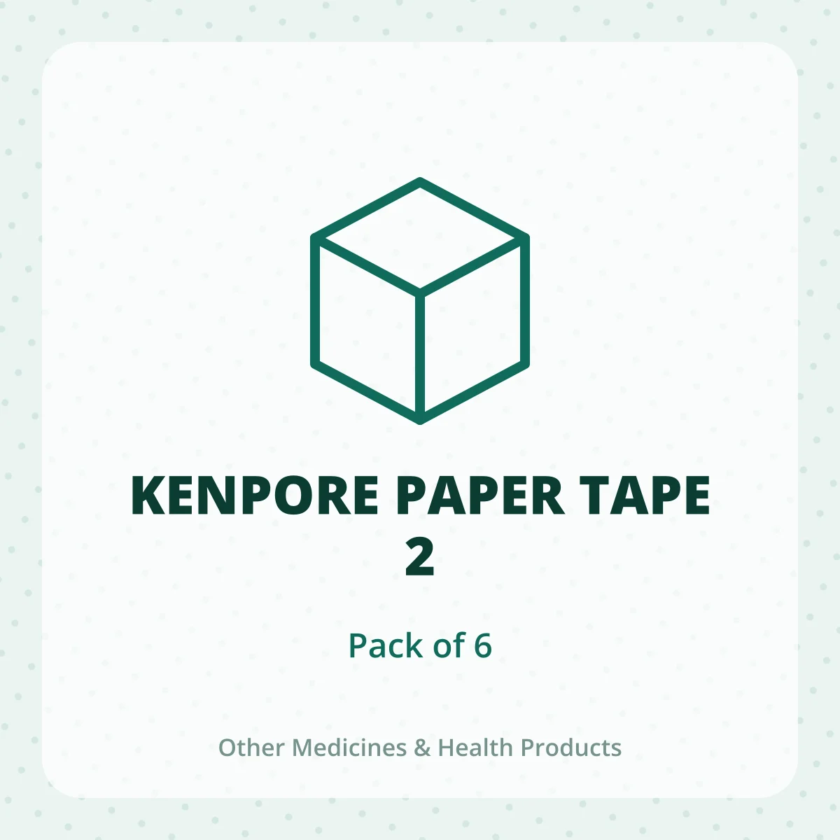KENPORE PAPER TAPE 2 1X6