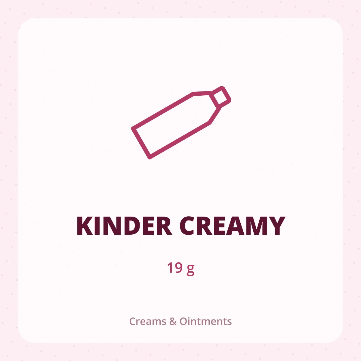 KINDER CREAMY 1X19G
