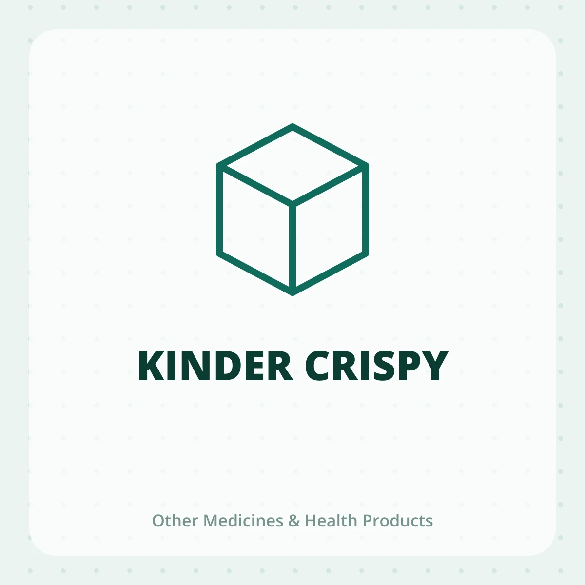 KINDER CRISPY 1X1
