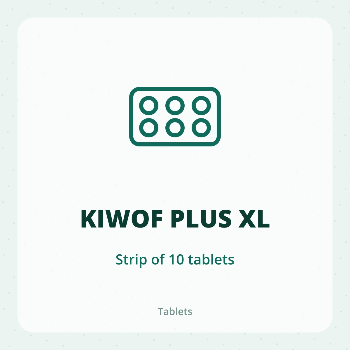 KIWOF PLUS XL 1X10