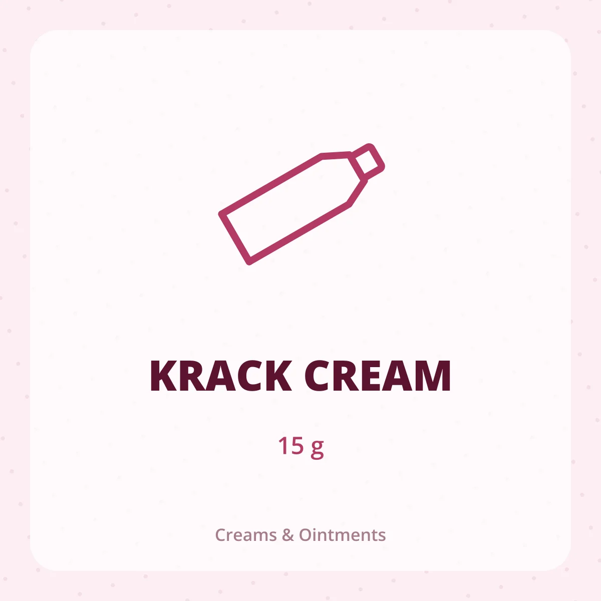KRACK CREAM 1X15GM