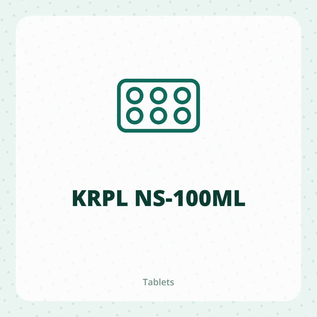 KRPL NS-100ML 1X1