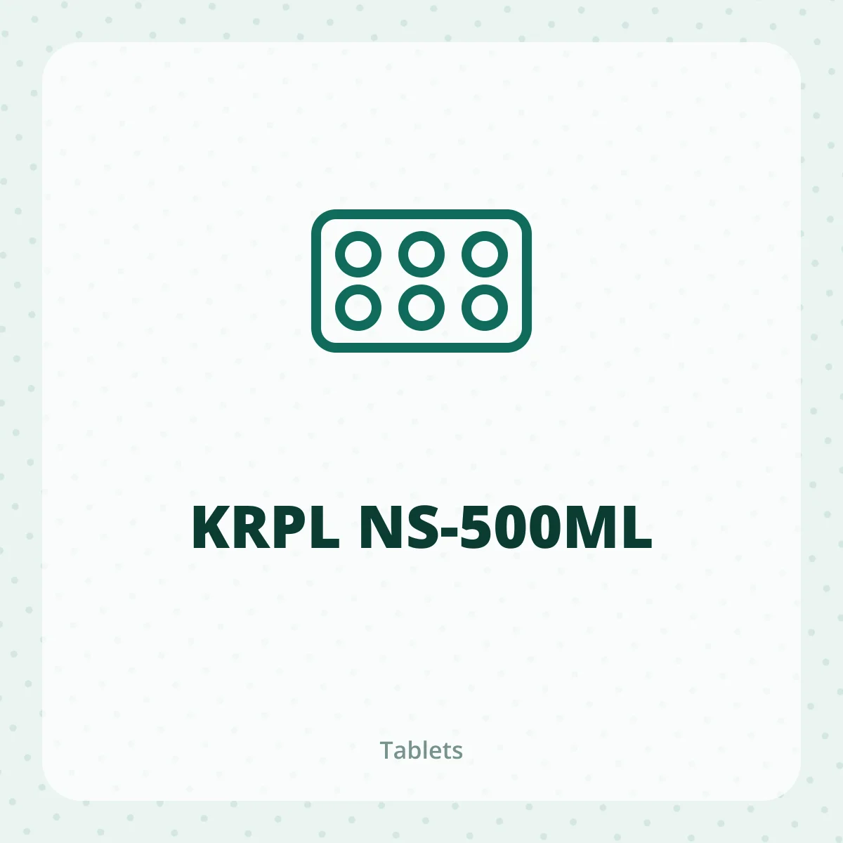 KRPL NS-500ML 1X1