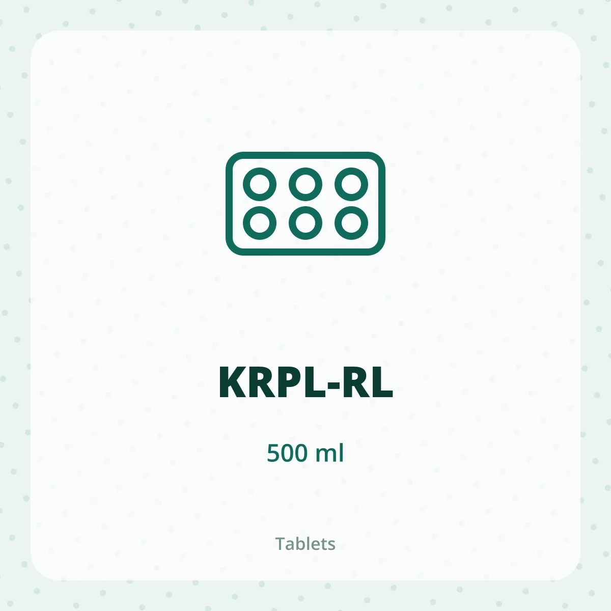 KRPL-RL 1X500ML