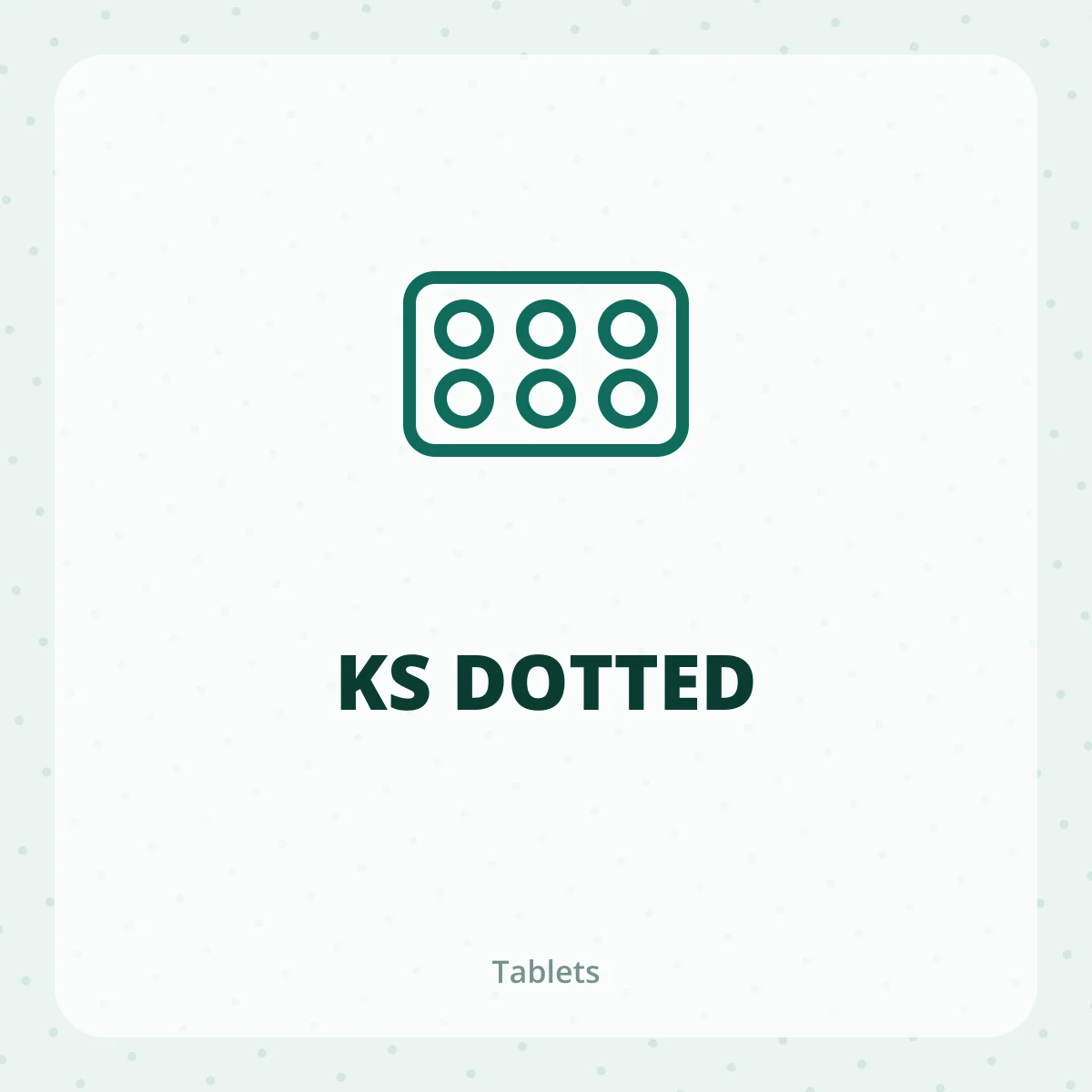KS DOTTED 1X1