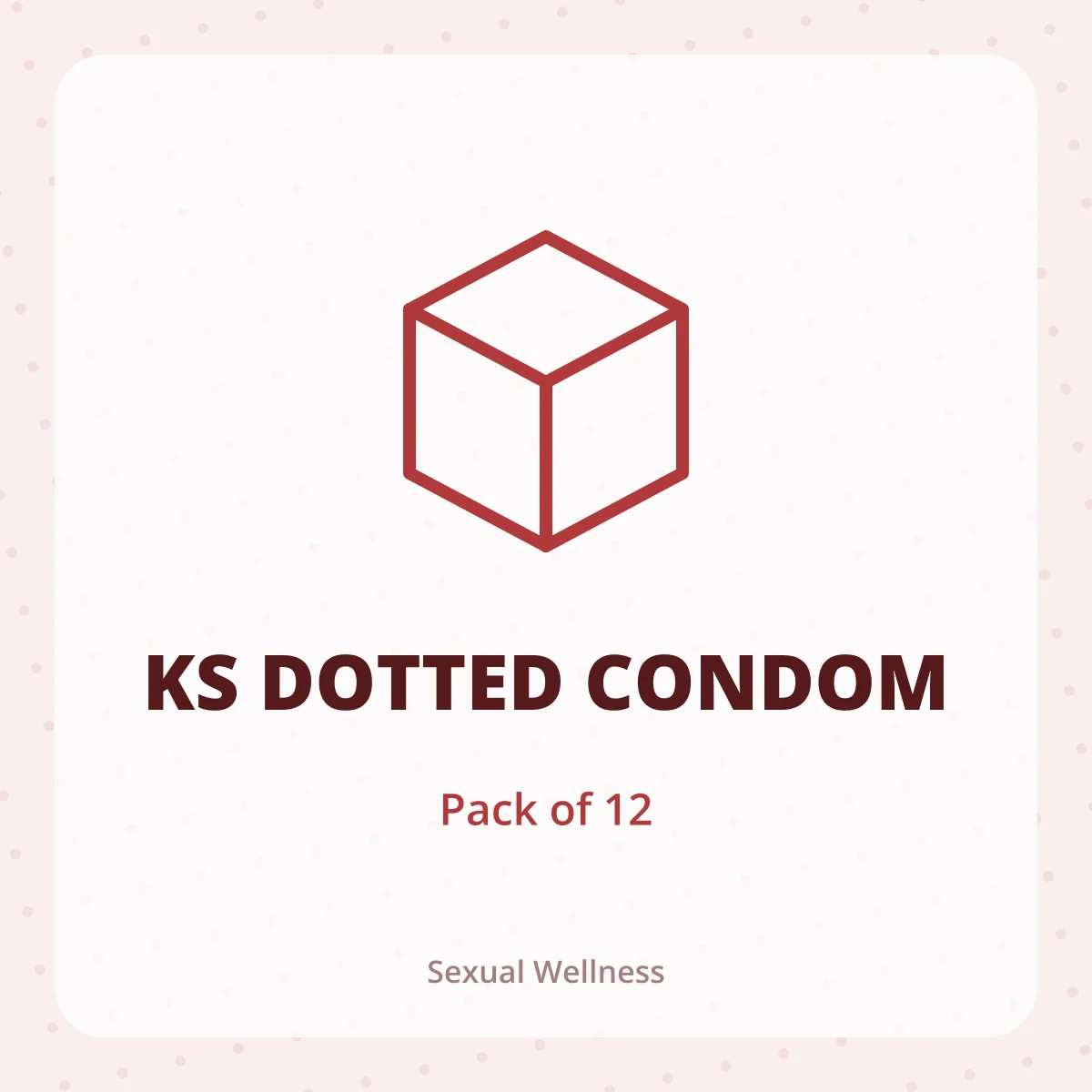 KS DOTTED CONDOM 1X12
