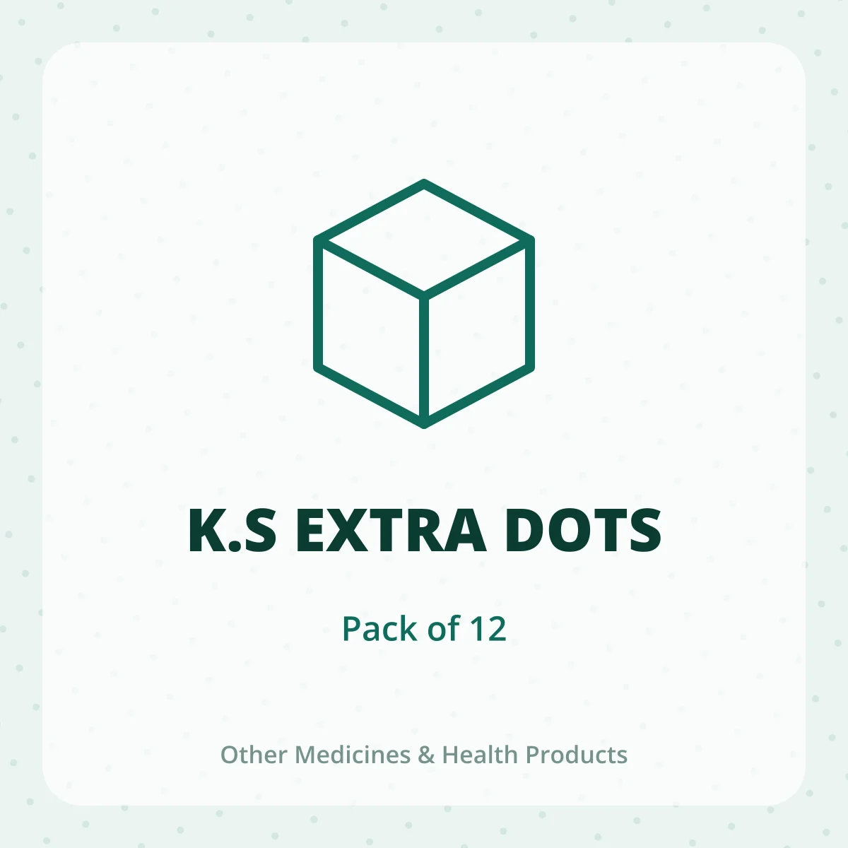 K.S EXTRA DOTS 1X12