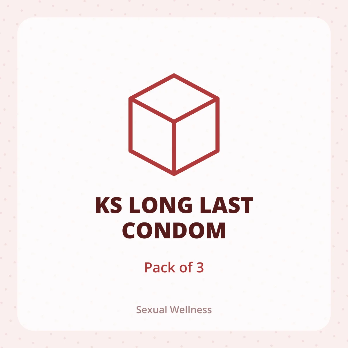 KS LONG LAST CONDOM 1X3