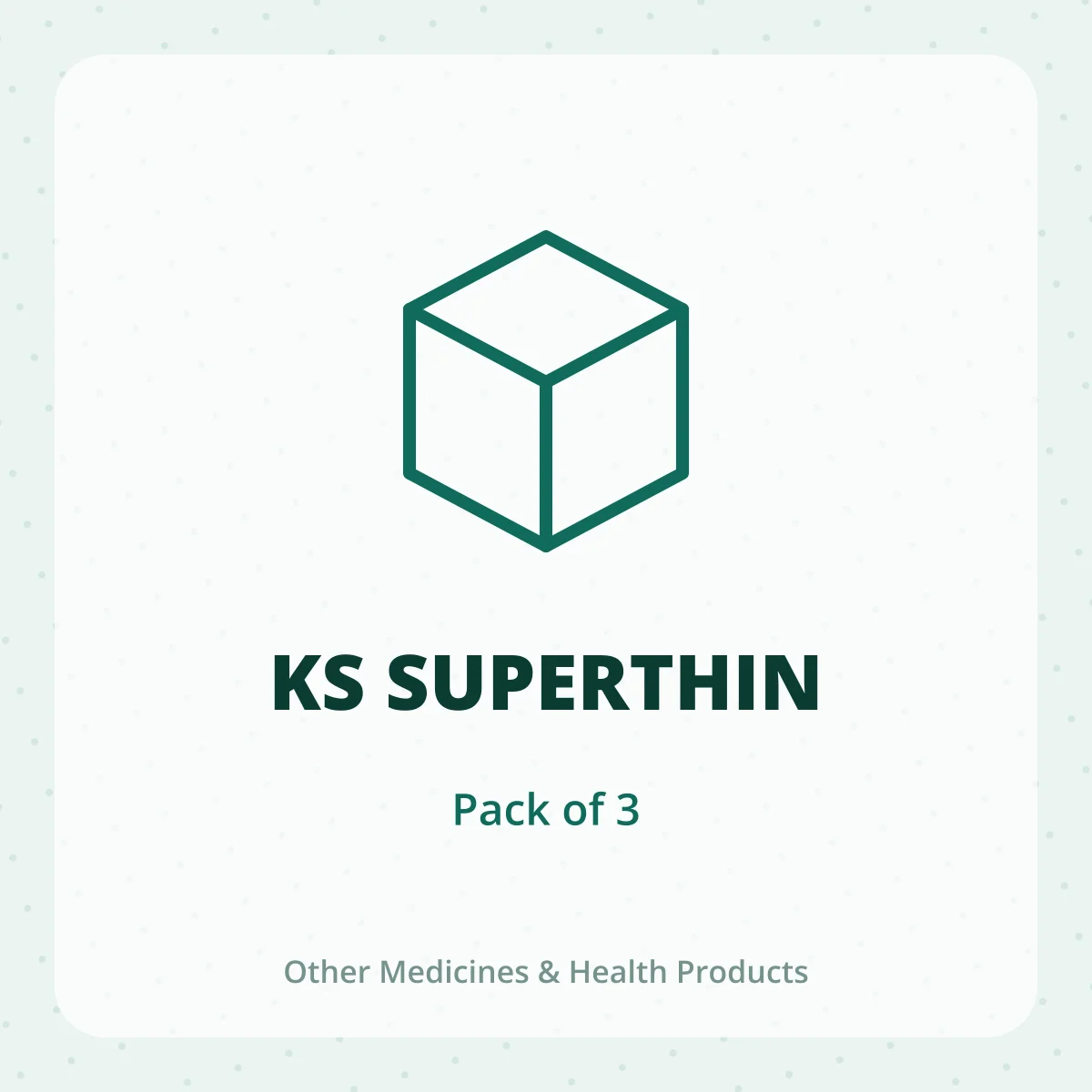 KS SUPERTHIN 1X3