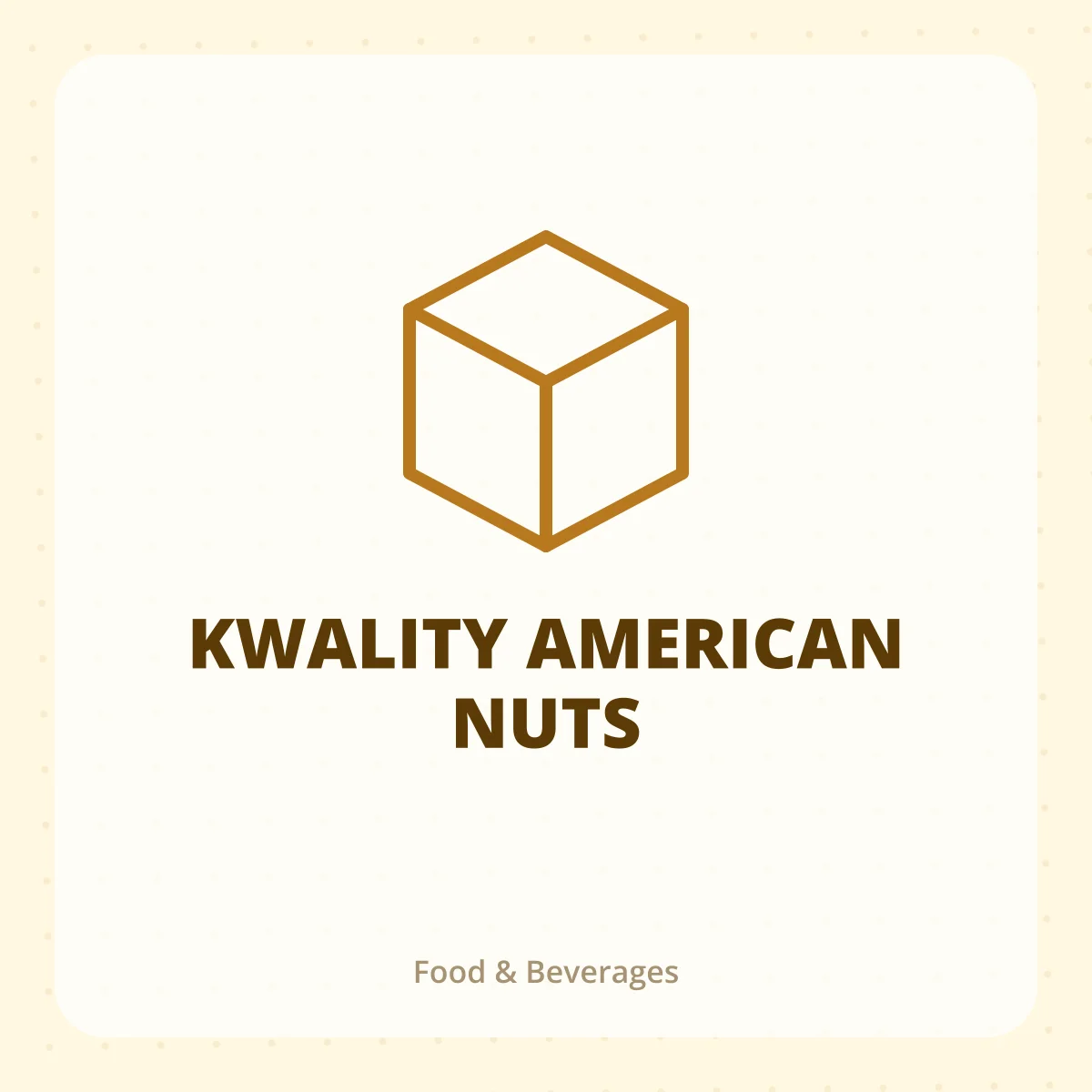 KWALITY AMERICAN NUTS 1X1