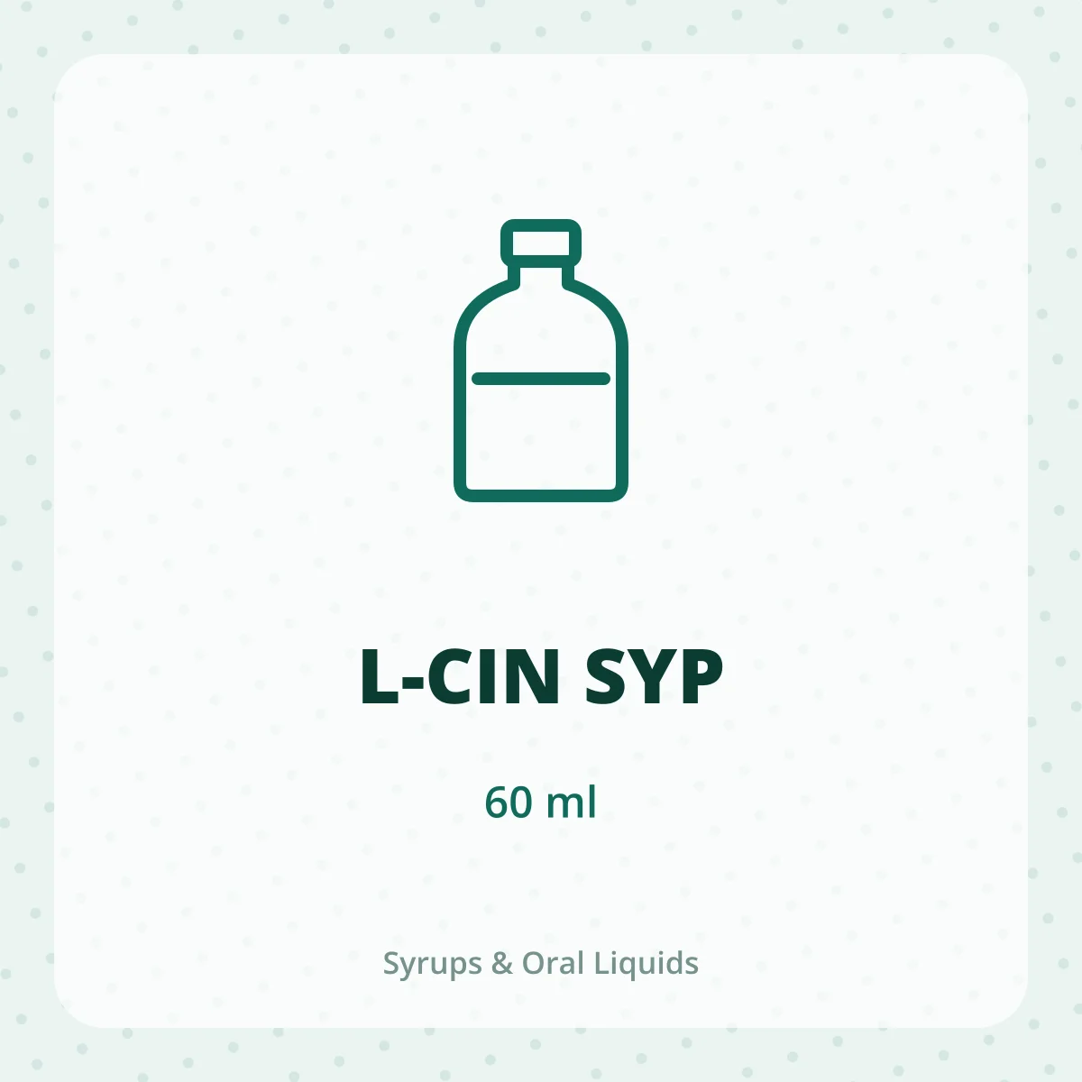 L-CIN SYP 1X60ML