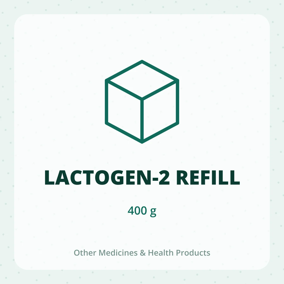 LACTOGEN-2 REFILL 1X400GM