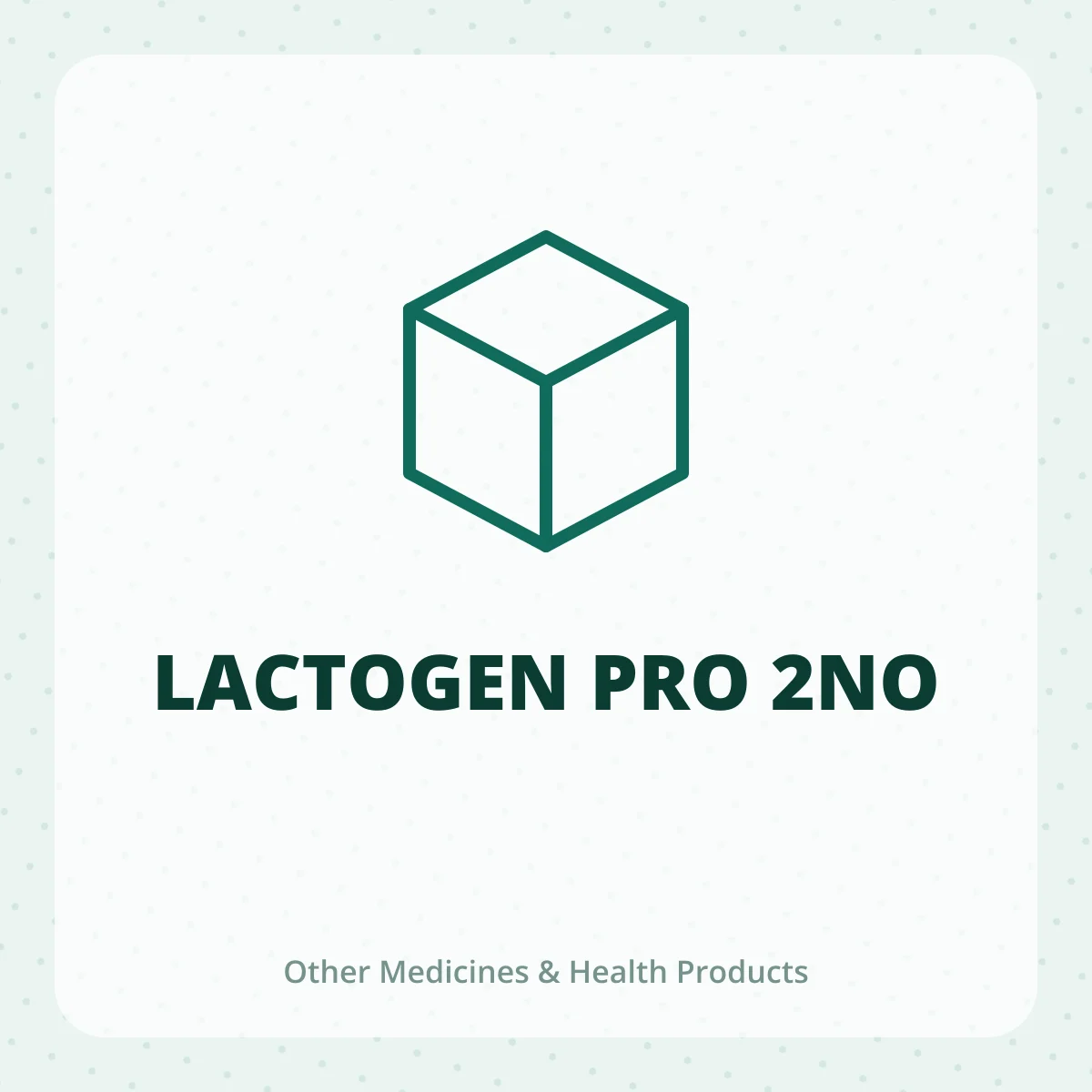 LACTOGEN PRO 2NO 1*1
