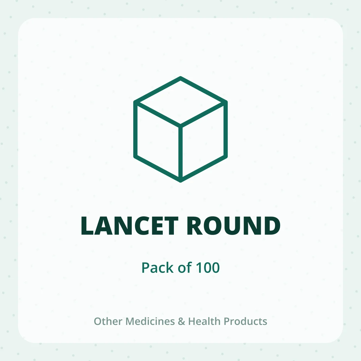 LANCET ROUND 1X100