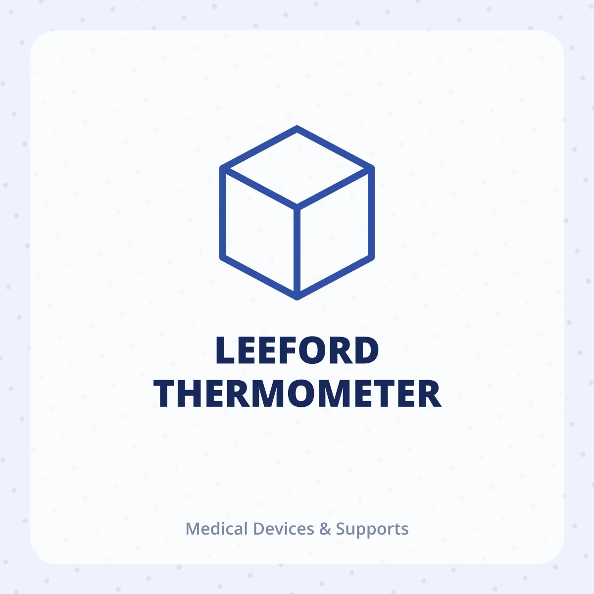 LEEFORD THERMOMETER 1X1
