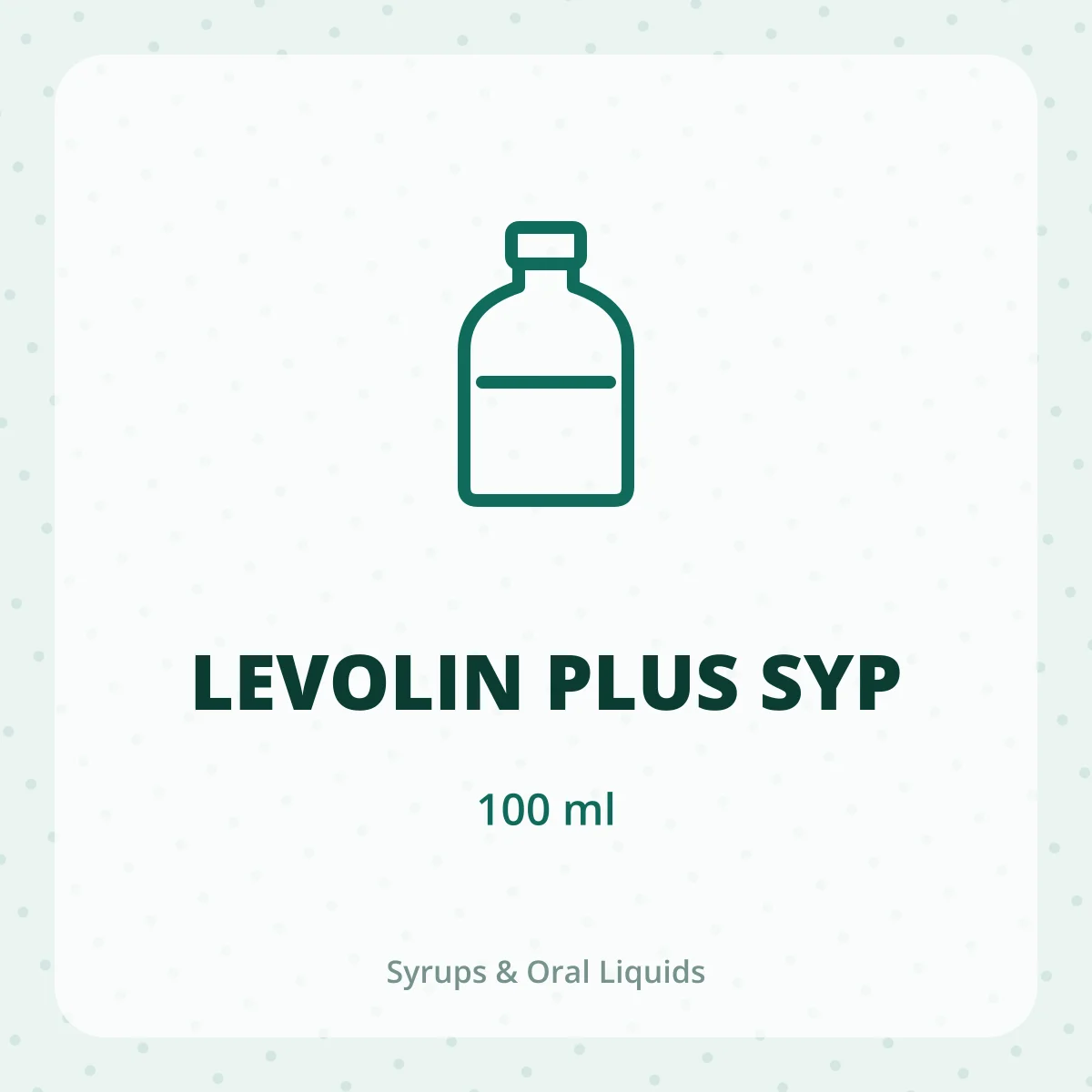 LEVOLIN PLUS SYP 1X100ML