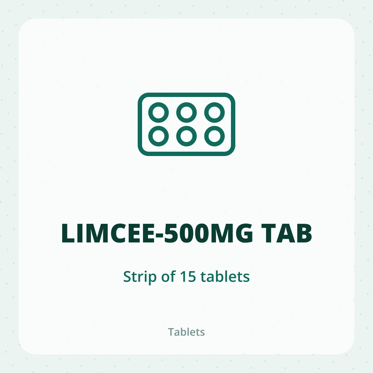 LIMCEE-500MG TAB 1X15
