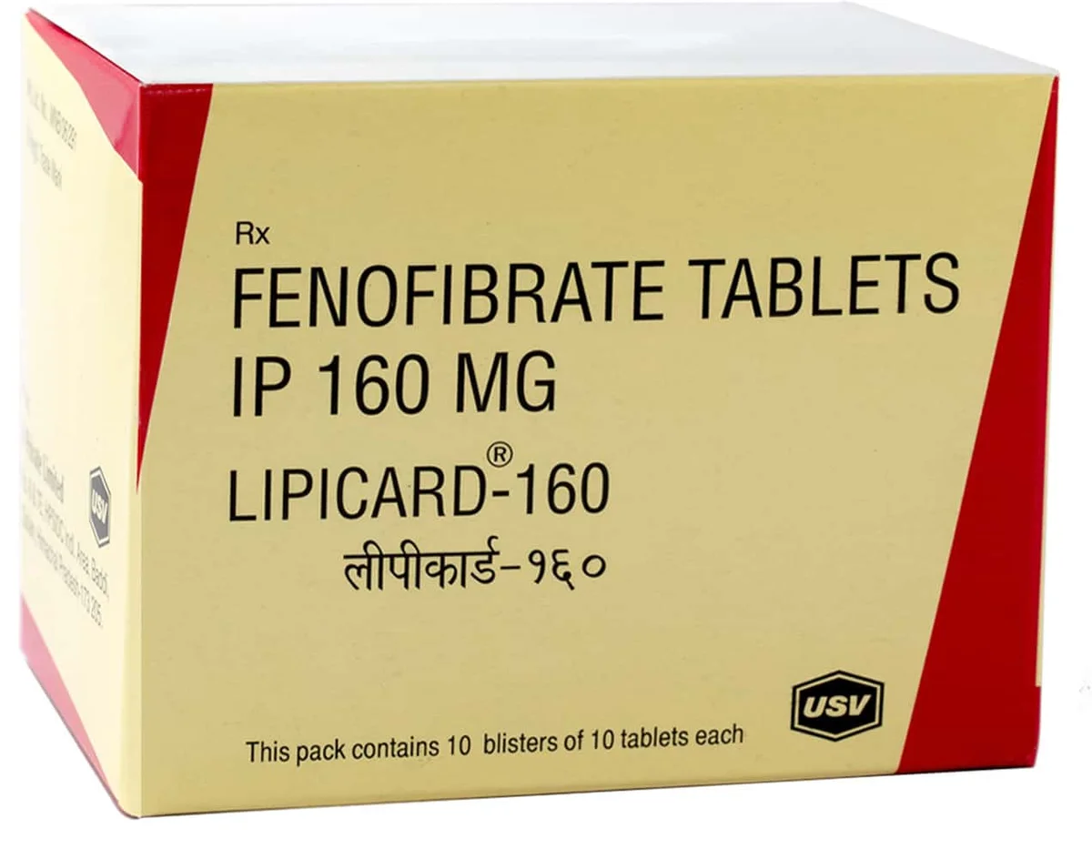 LIPICARD-160MG TAB 1X10