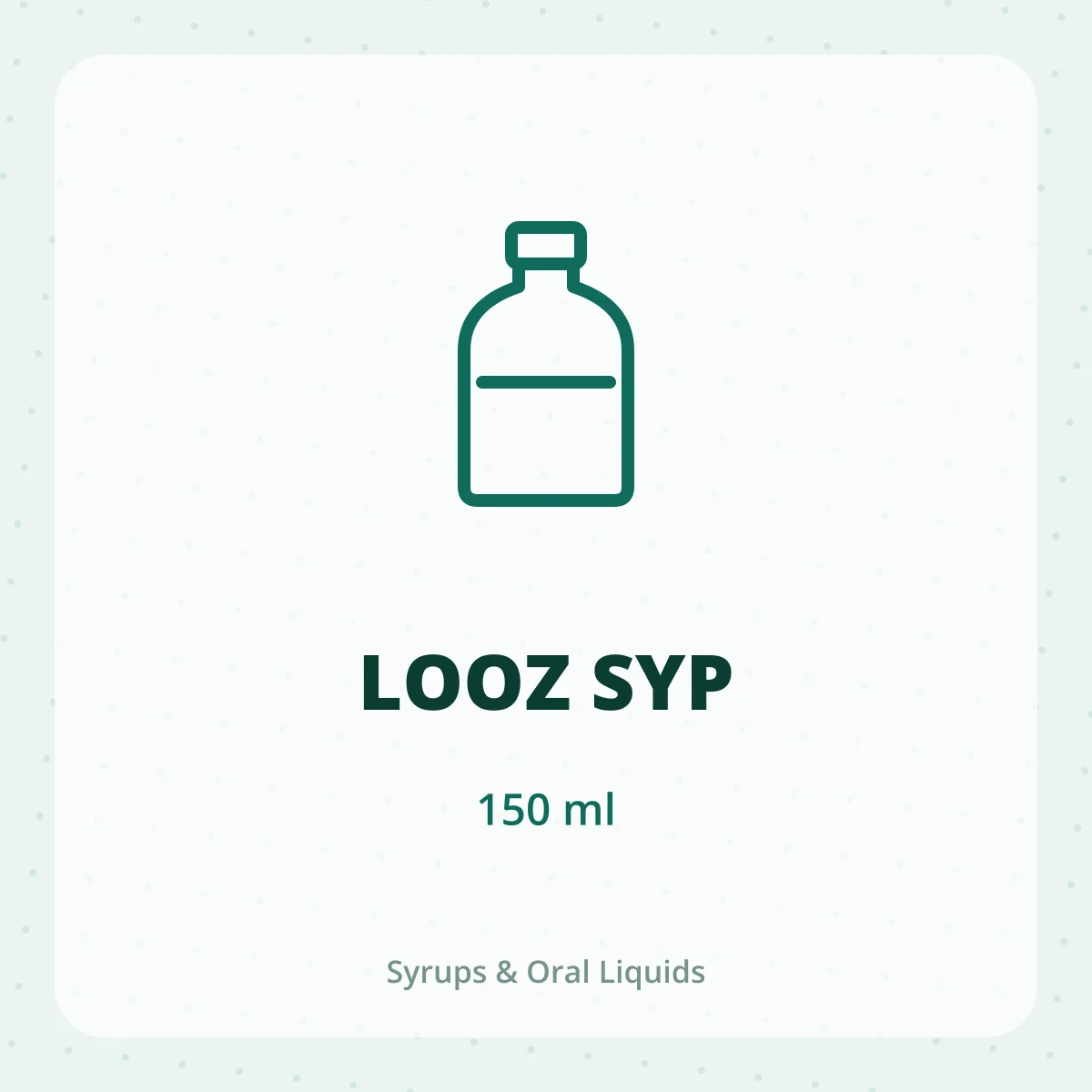 LOOZ SYP 1X150ML