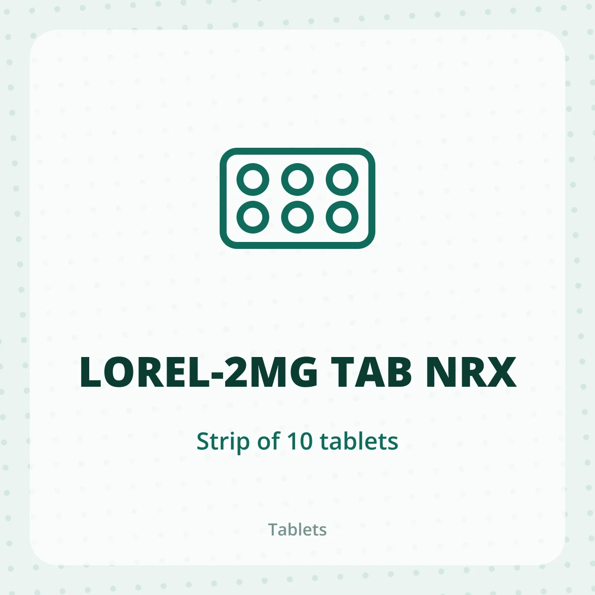 LOREL-2MG TAB NRX 1X10