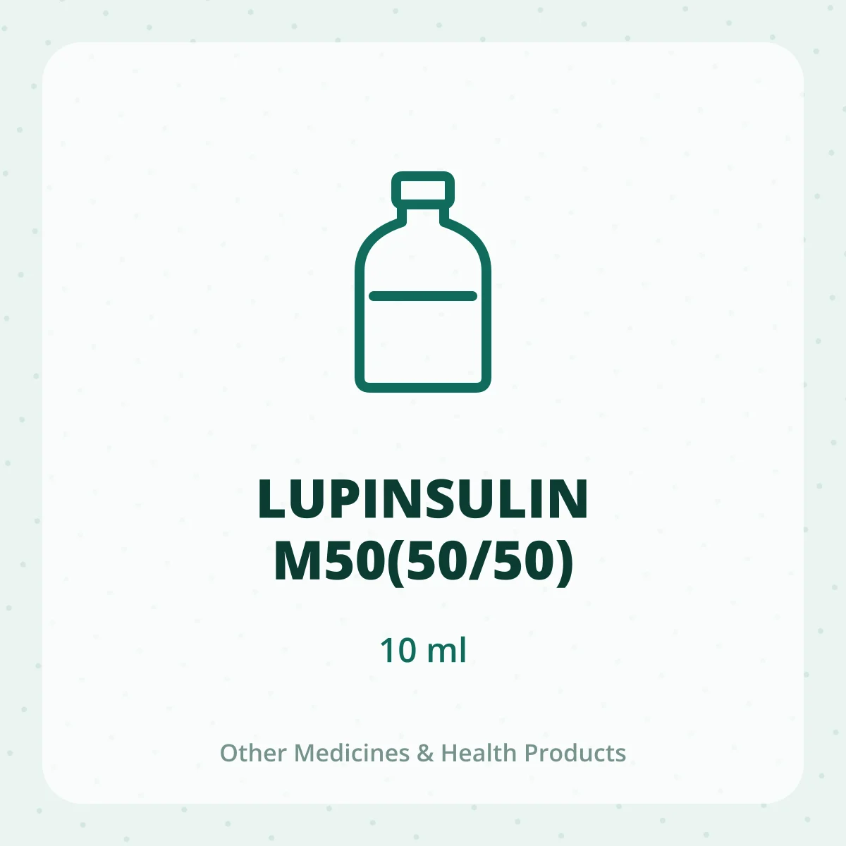 LUPINSULIN M50(50/50) 1X10ML